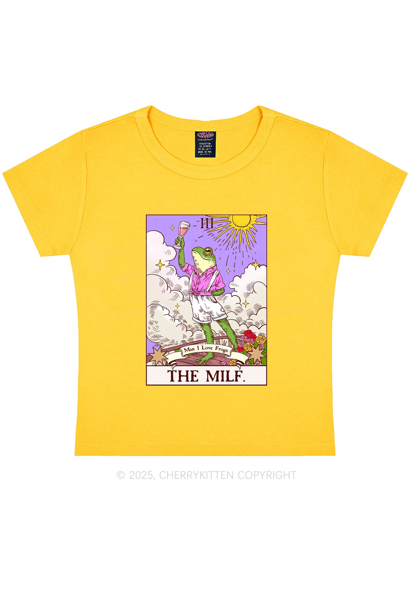 The Mxxf Frog Y2K Baby Tee Cherrykitten