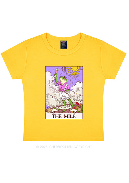 The Mxxf Frog Y2K Baby Tee Cherrykitten