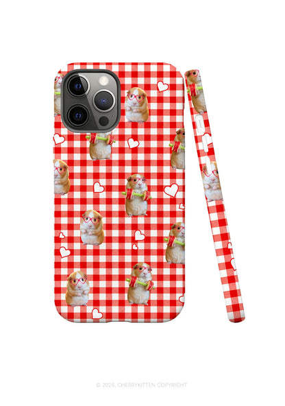 Gym Guinea Pig Red Plaid Y2K Phone Case Cherrykitten