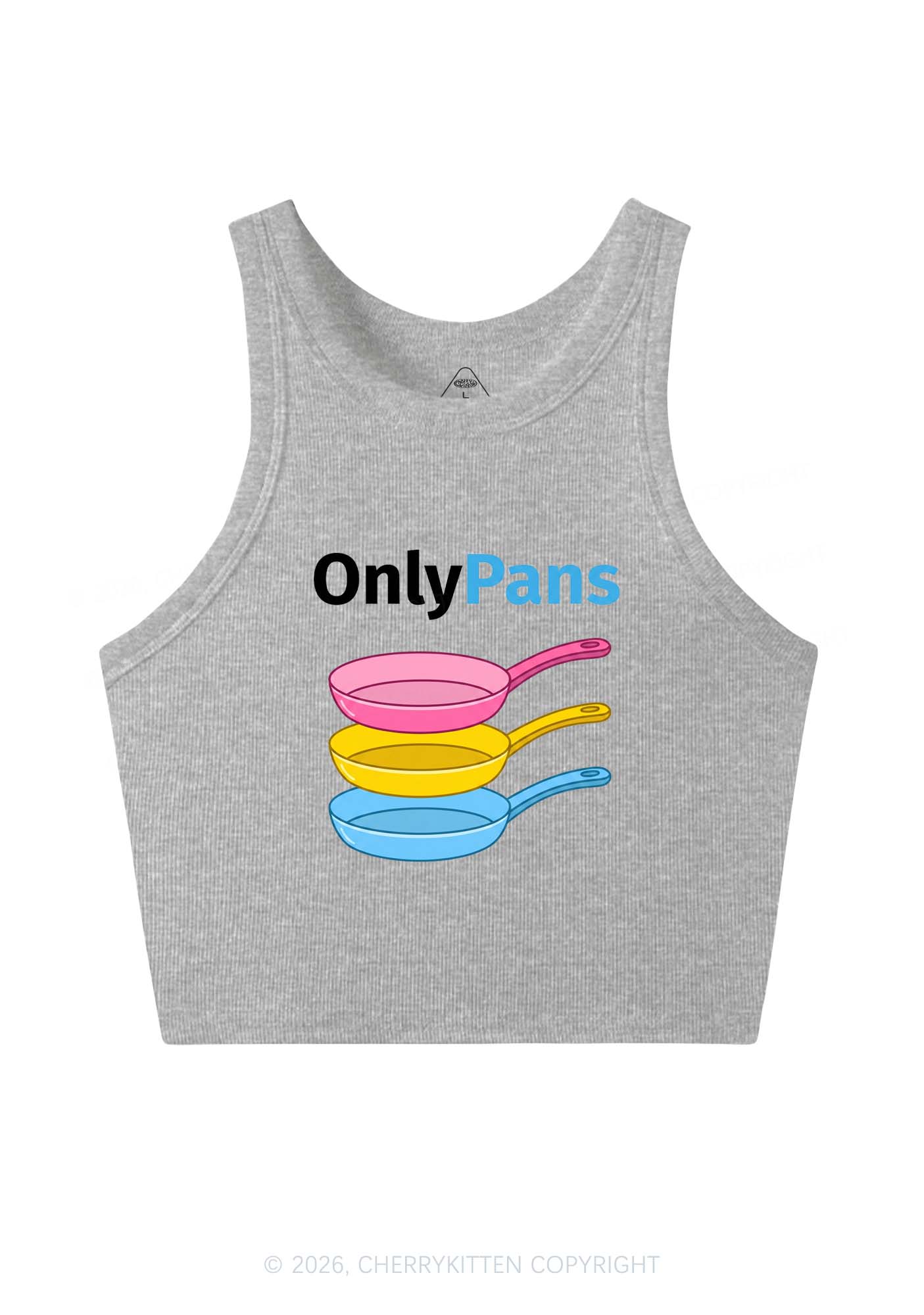 Only Pans Pride Y2K Crop Tank Top Cherrykitten