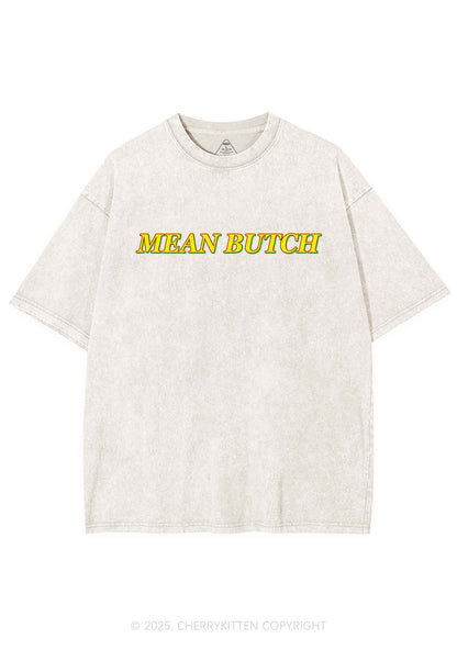 Mean Butch Pride Y2K Shirts Washed Tee Cherrykitten