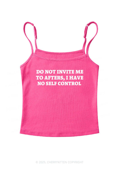 No Self Control Y2K Spaghetti Strap Cami Cherrykitten