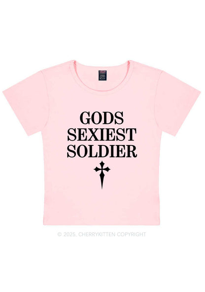 Gods Soldier Y2K Baby Tee Cherrykitten
