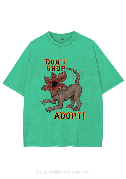 Dont Shop Adopt Y2K Shirts Washed Tee Cherrykitten