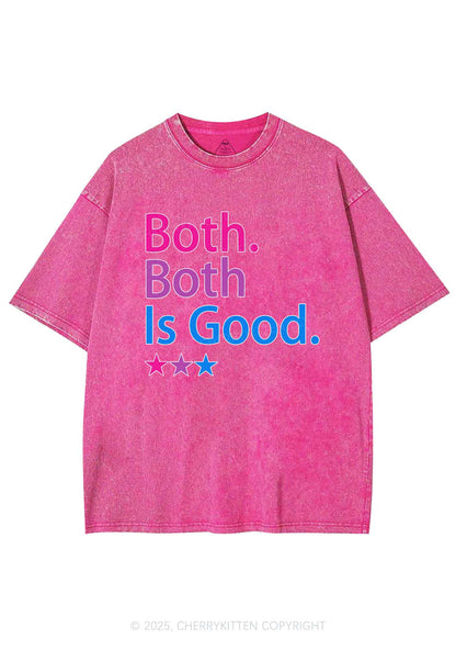 Both Is Good Pride Y2K Shirts Washed Tee Cherrykitten