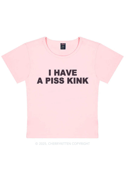 Piss Kink Y2K Baby Tee Cherrykitten