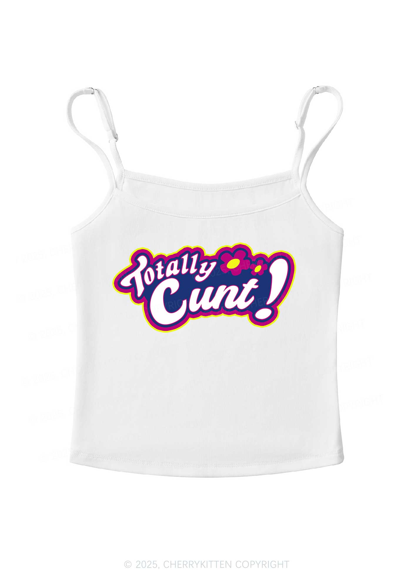 Totally Cxxt Y2K Spaghetti Strap Cami Cherrykitten