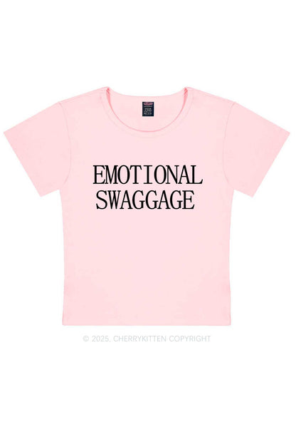 Emotional Swaggage Y2K Baby Tee Cherrykitten