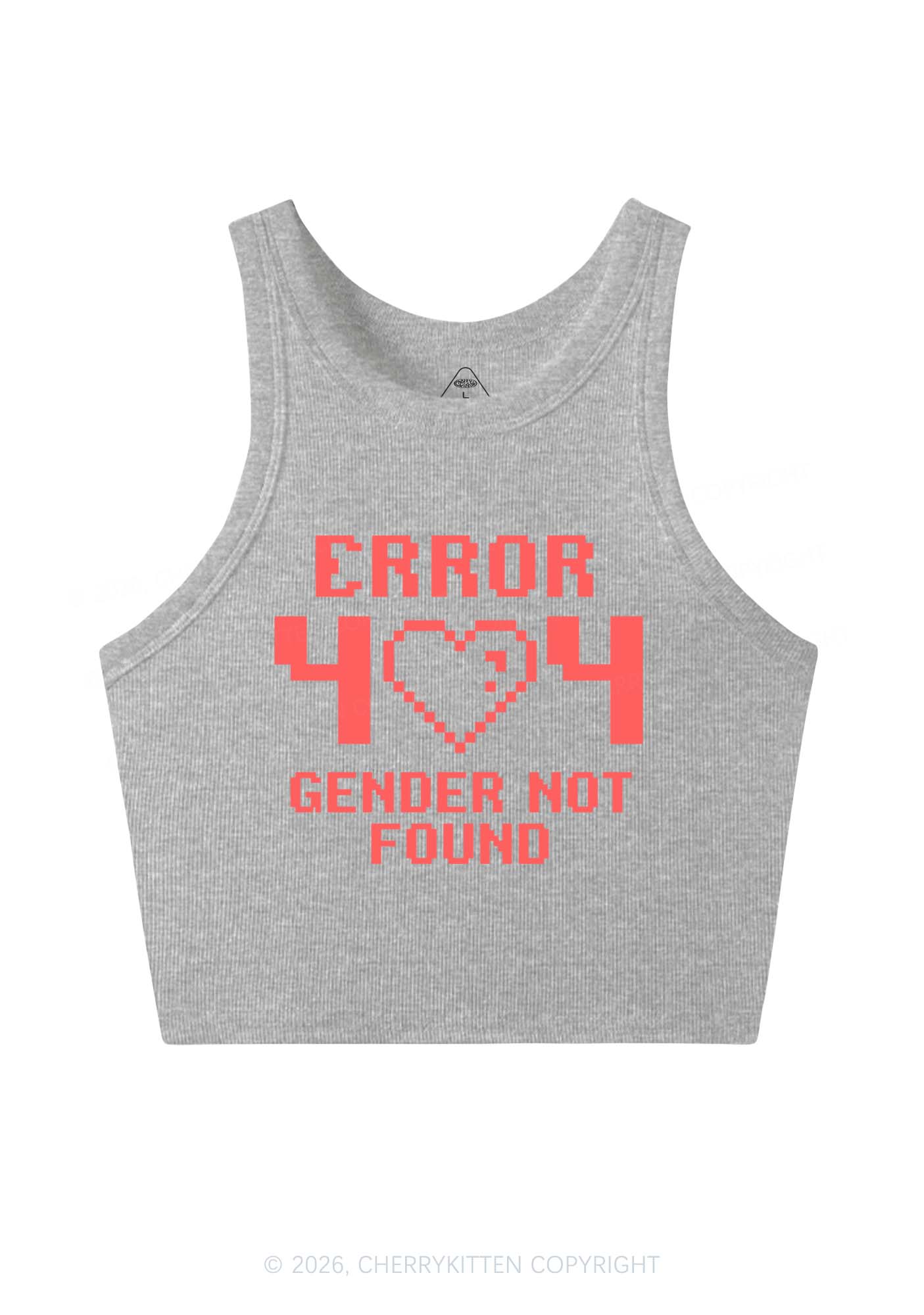 Gender Not Found Pride Y2K Crop Tank Top Cherrykitten