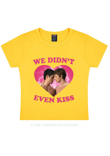 We Didnt Even Kiss Each Other HR Y2K Baby Tee Cherrykitten