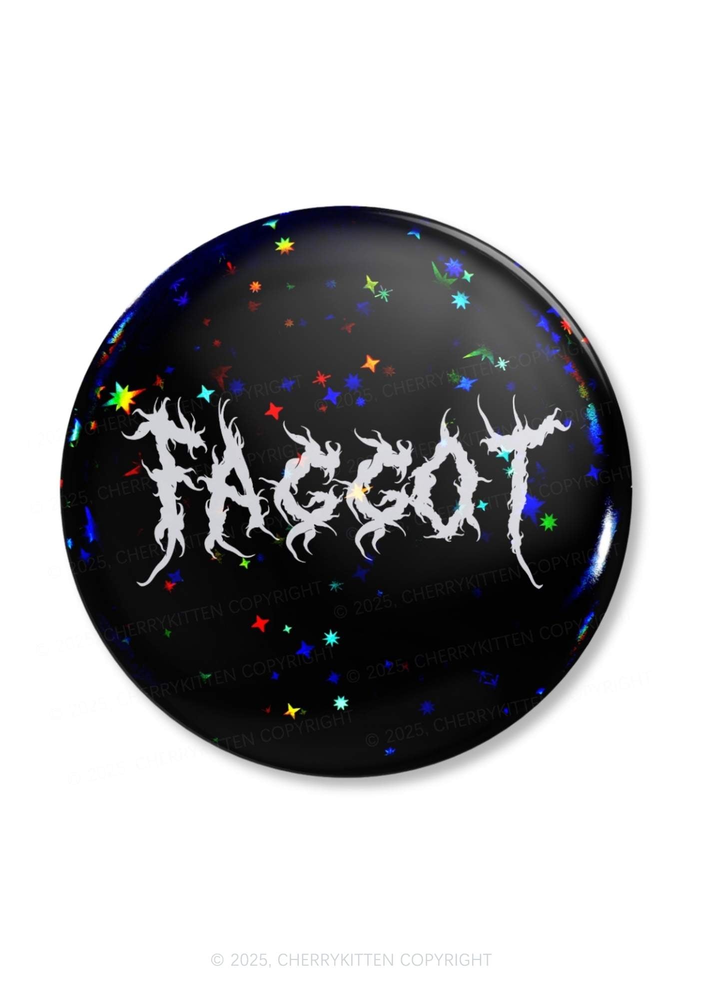 Punk Faggot Pride 1Pc Y2K Pin Badge Cherrykitten