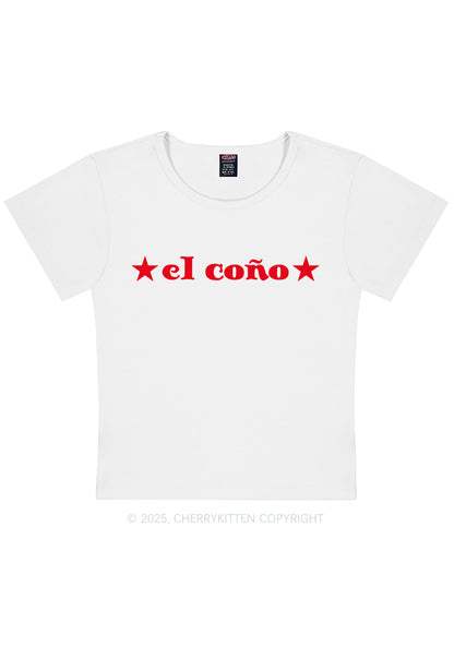 El Cono Y2K Baby Tee Cherrykitten