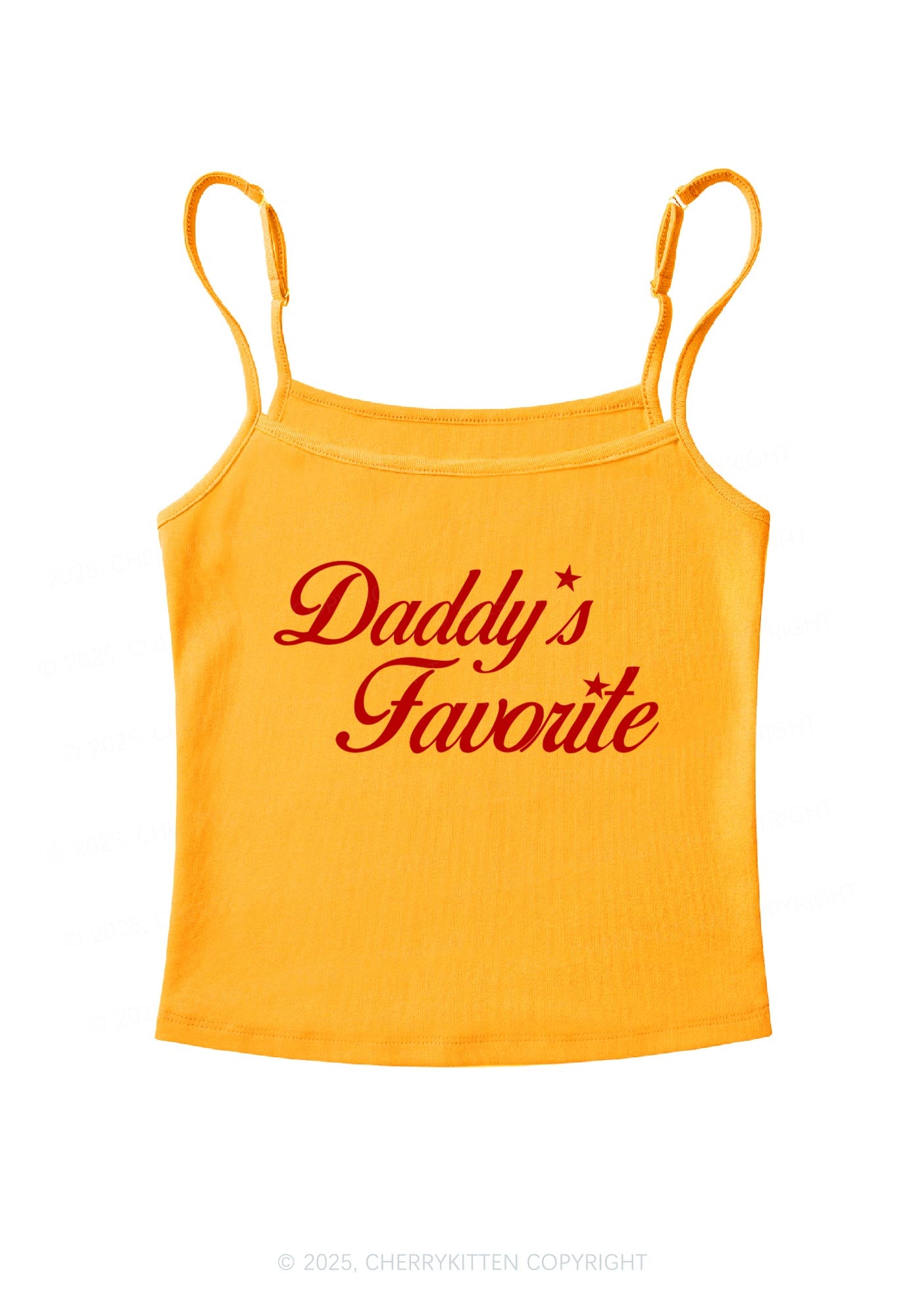 Daddys Favorite Y2K Spaghetti Strap Cami Cherrykitten