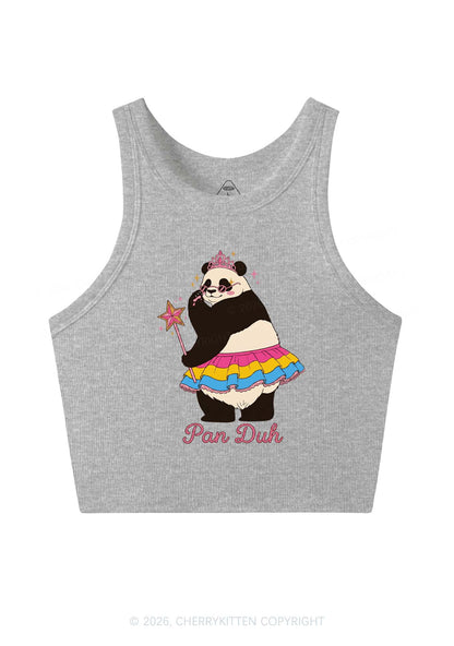 Pan Duh Pride Y2K Crop Tank Top Cherrykitten