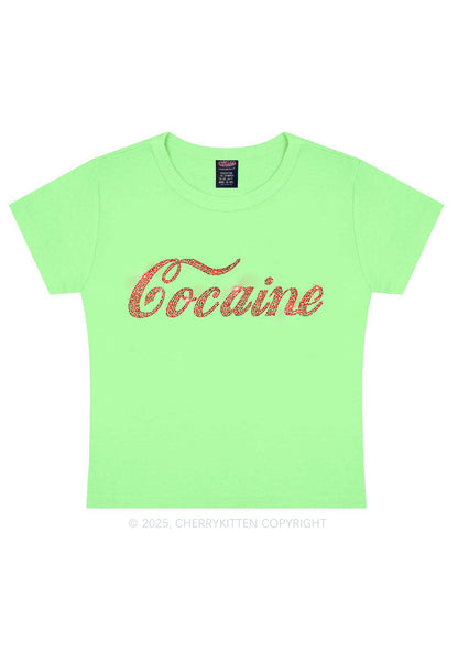 Rhinestone Special Cola Y2K Baby Tee Cherrykitten