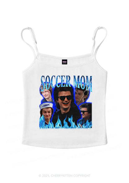 Blue Soccer Mom Y2K Spaghetti Strap Cami Cherrykitten