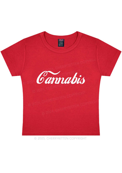 Special Cxnnxbis Y2K Baby Tee Cherrykitten
