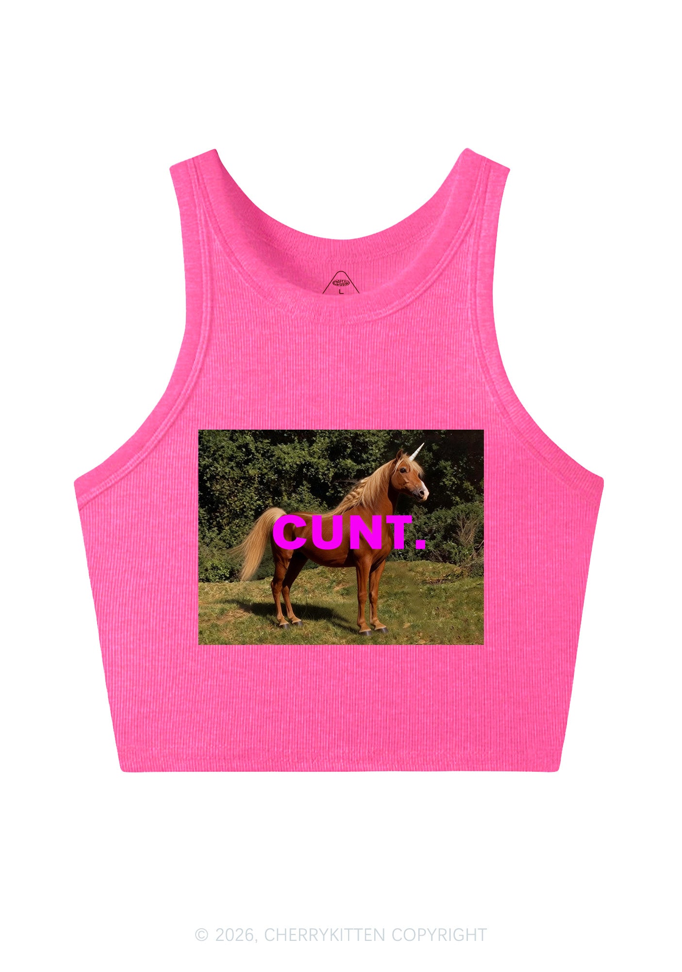 Custom Photo Cxxt Y2K Crop Tank Top Cherrykitten