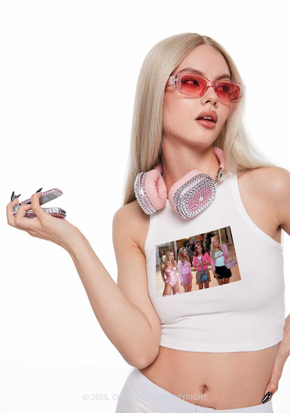 Custom Girls Movie Y2K Crop Tank Top Cherrykitten