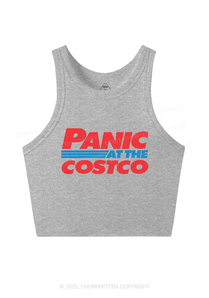 Panic Costco Y2K Crop Tank Top Cherrykitten