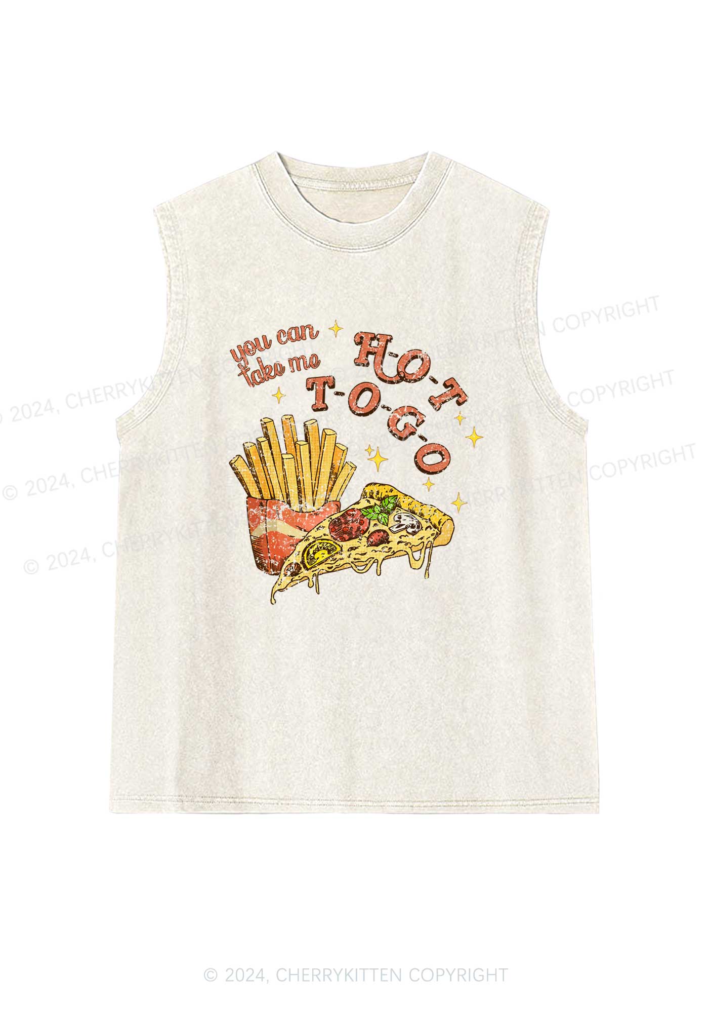Take Me Hot To Go Y2K Washed Tank Cherrykitten