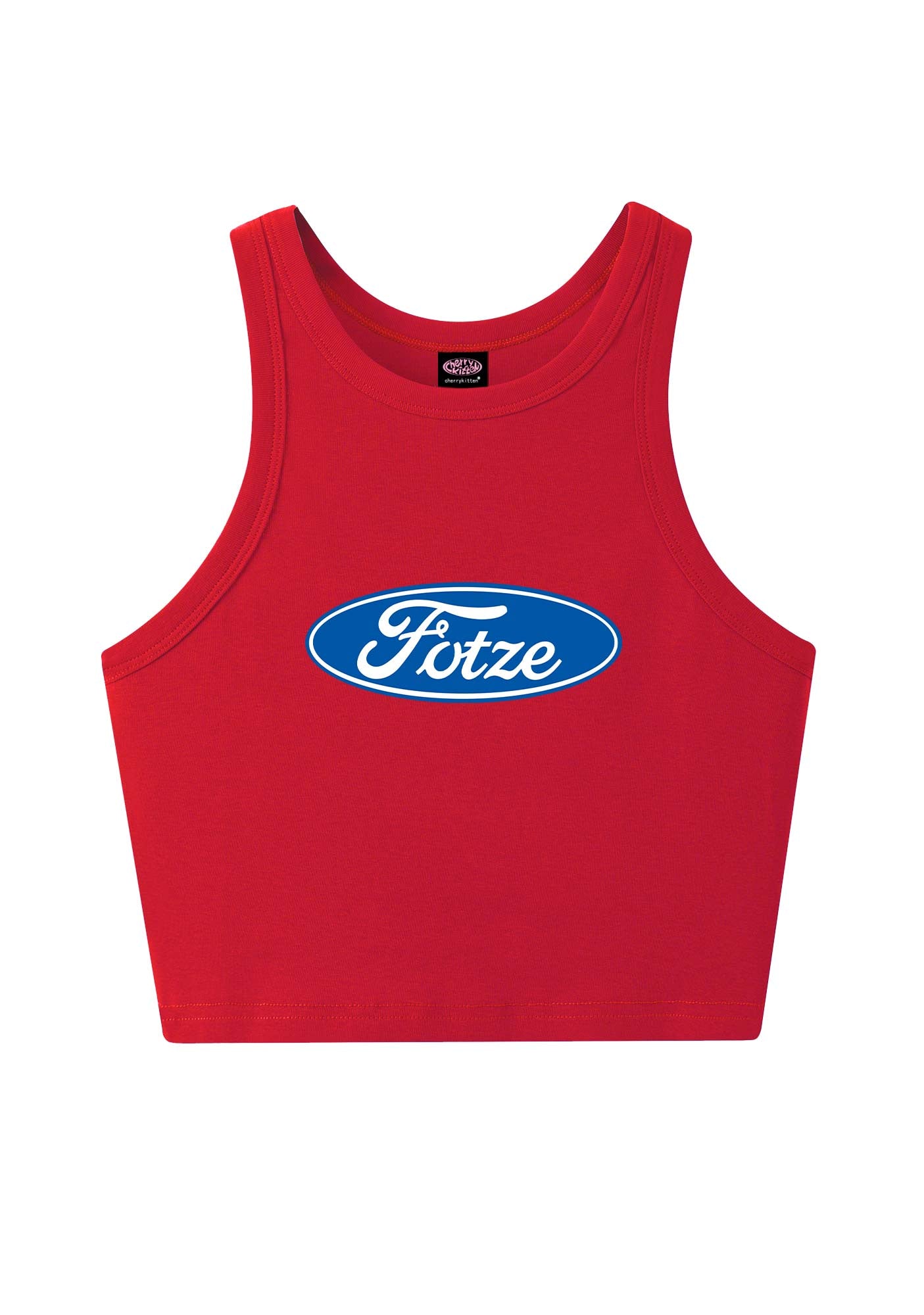 Fotze Y2K Crop Tank Top Cherrykitten