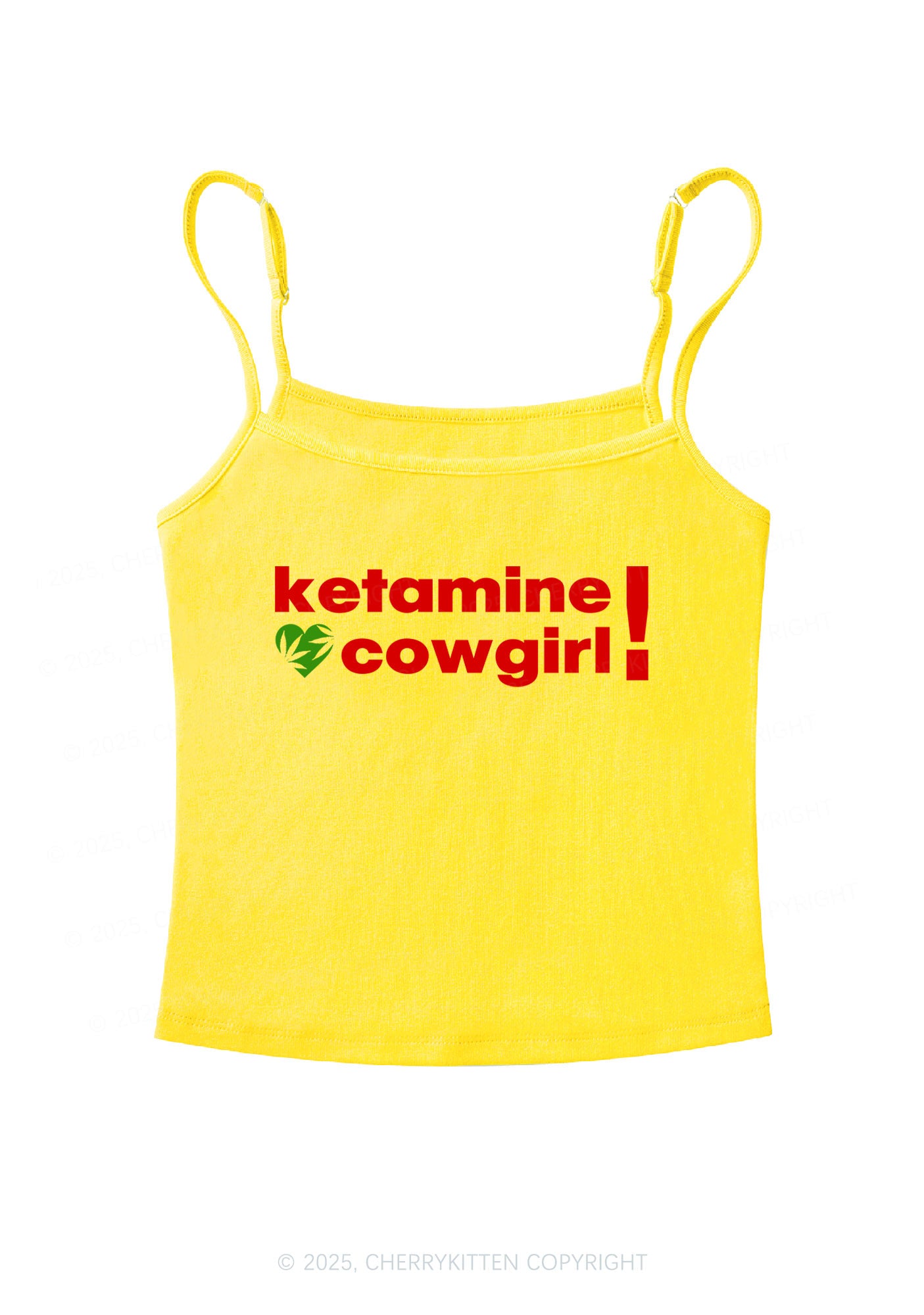 K Cowgirl Y2K Spaghetti Strap Cami Cherrykitten