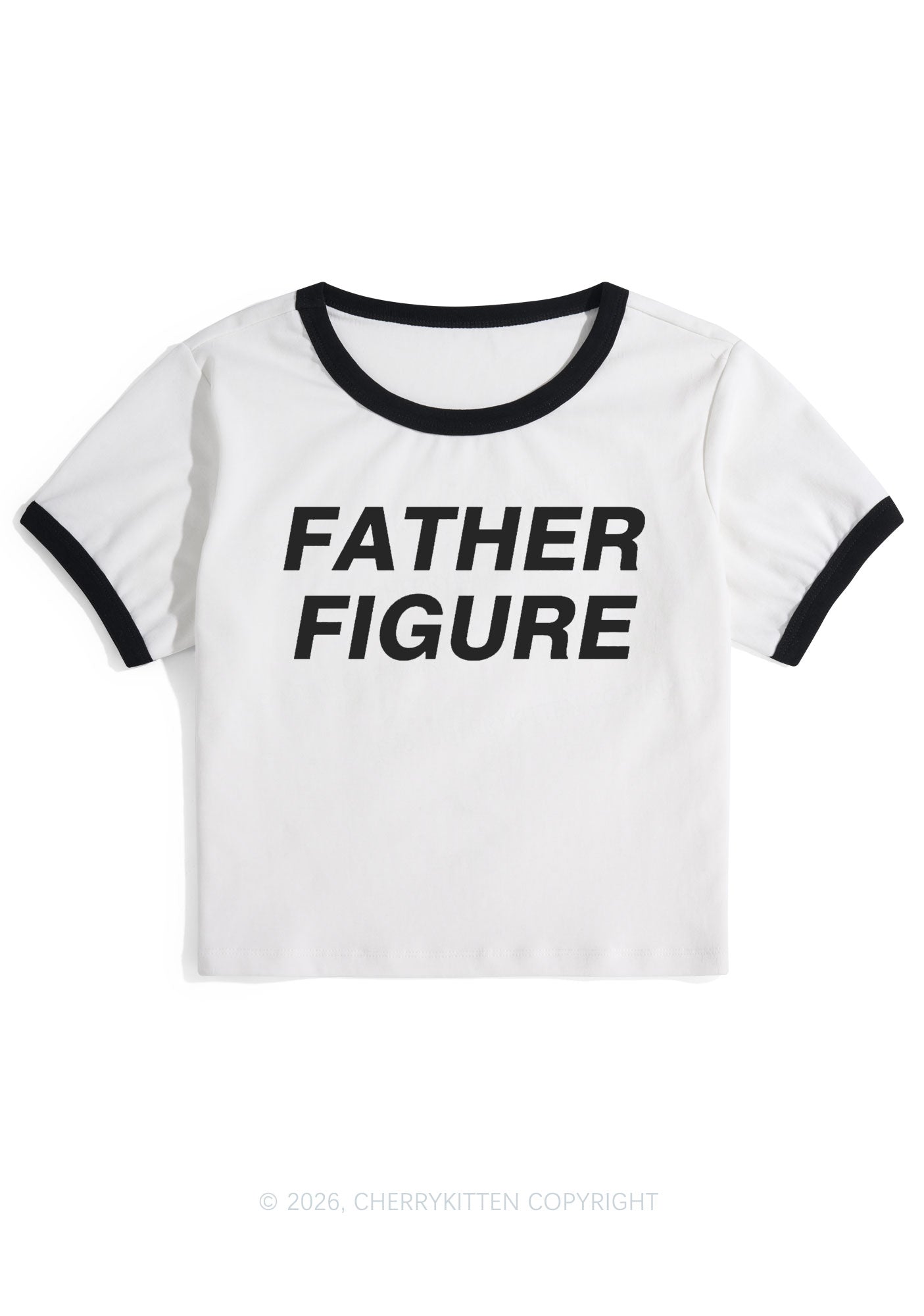 Father Figure Y2K Ringer Tee Cherrykitten