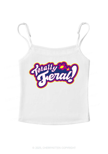 Totally Feral Y2K Spaghetti Strap Cami Cherrykitten