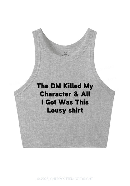 Killed Character I Got Lousy Y2K Crop Tank Top Cherrykitten