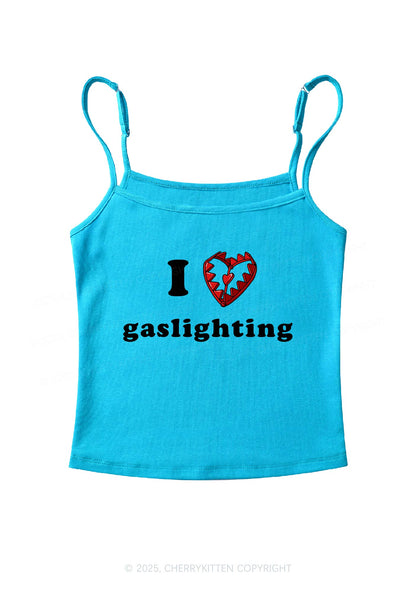 Love Gaslighting Y2K Spaghetti Strap Cami Cherrykitten