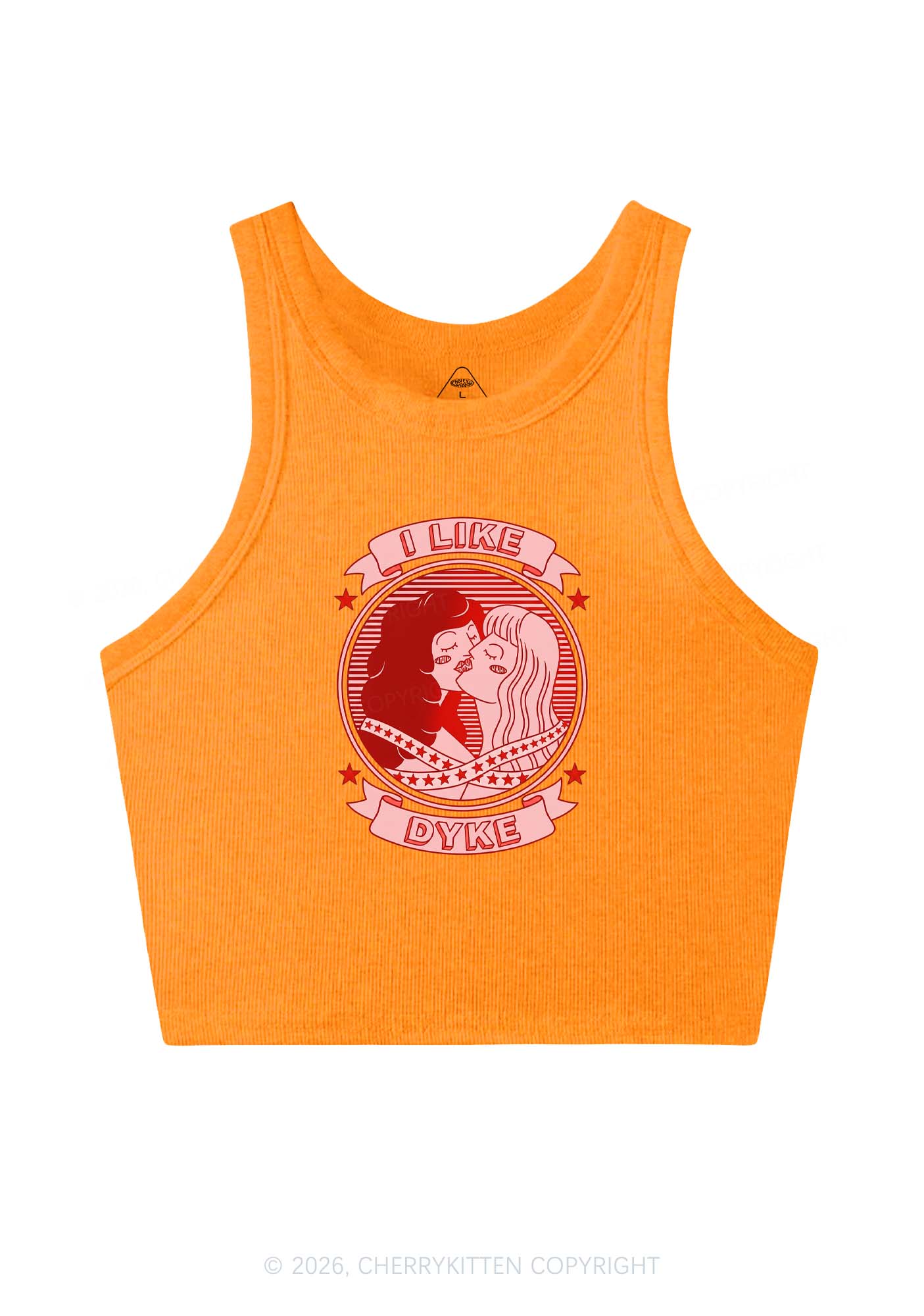 I Like Dyke Pride Y2K Crop Tank Top Cherrykitten