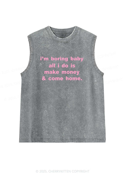 Im Boring Baby Y2K Washed Tank Cherrykitten