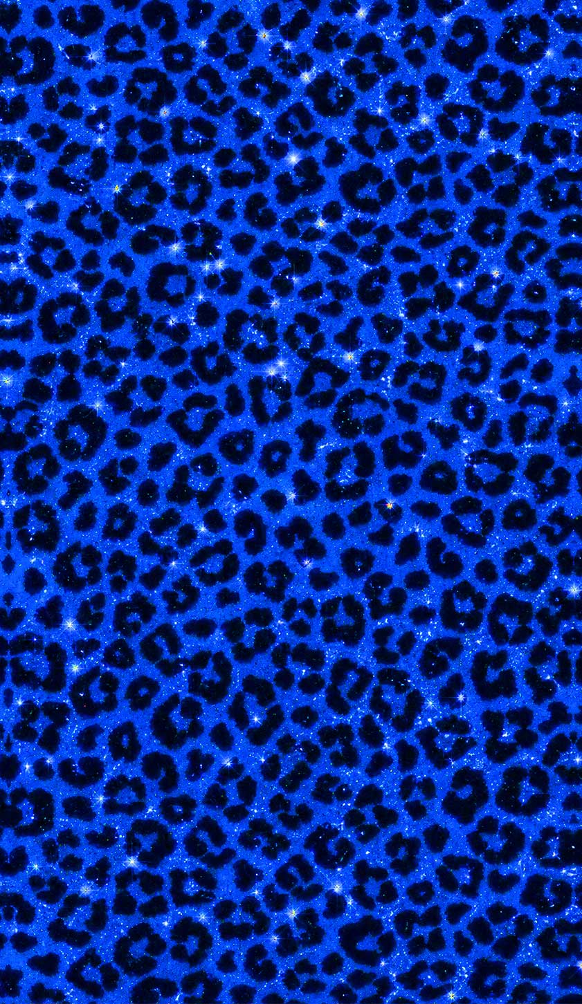 Royal Blue Leopard Y2K Phone Case Cherrykitten