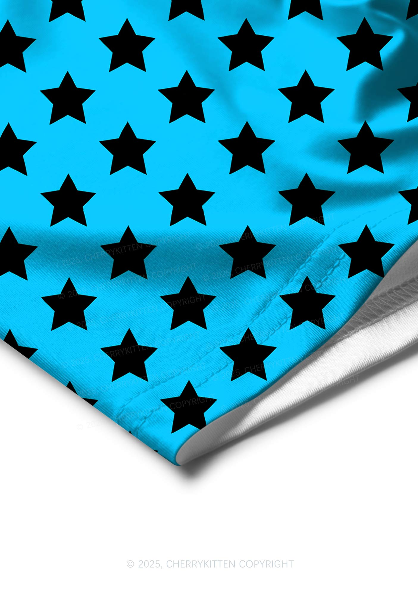 Black Star Y2K Print Men Boxer Briefs Cherrykitten