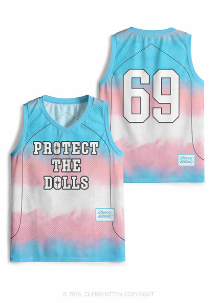 Trans Protect The Dolls Pride Y2K Sport Jersey Tank Cherrykitten