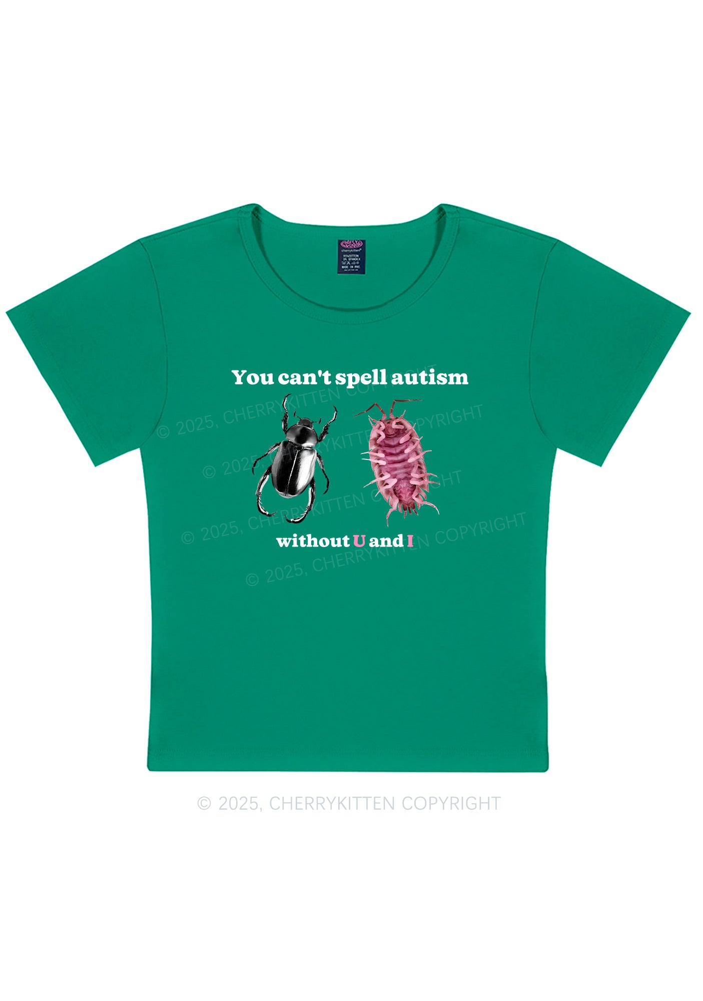 Autism Insect Y2K Baby Tee Cherrykitten