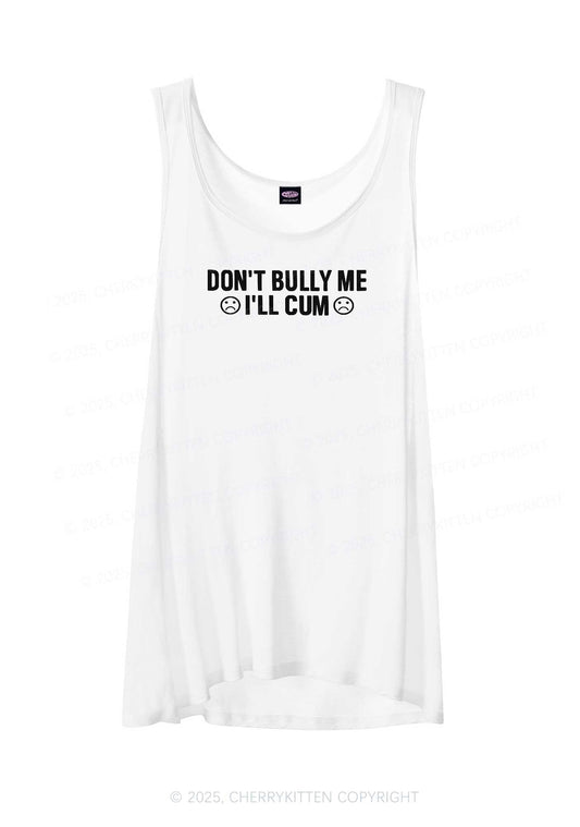 Dont Bully Me Y2K Sheer Boyfriend Tank Cherrykitten