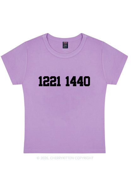Retro Number HR Y2K Baby Tee Cherrykitten