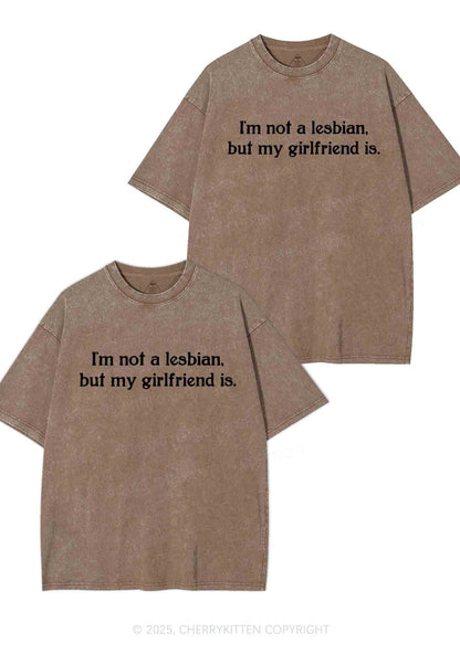 My GF Is Lesbian Y2K Valentine's Day Washed Tee Cherrykitten