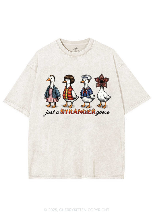Just A Stranger Goose Y2K Shirts Washed Tee Cherrykitten
