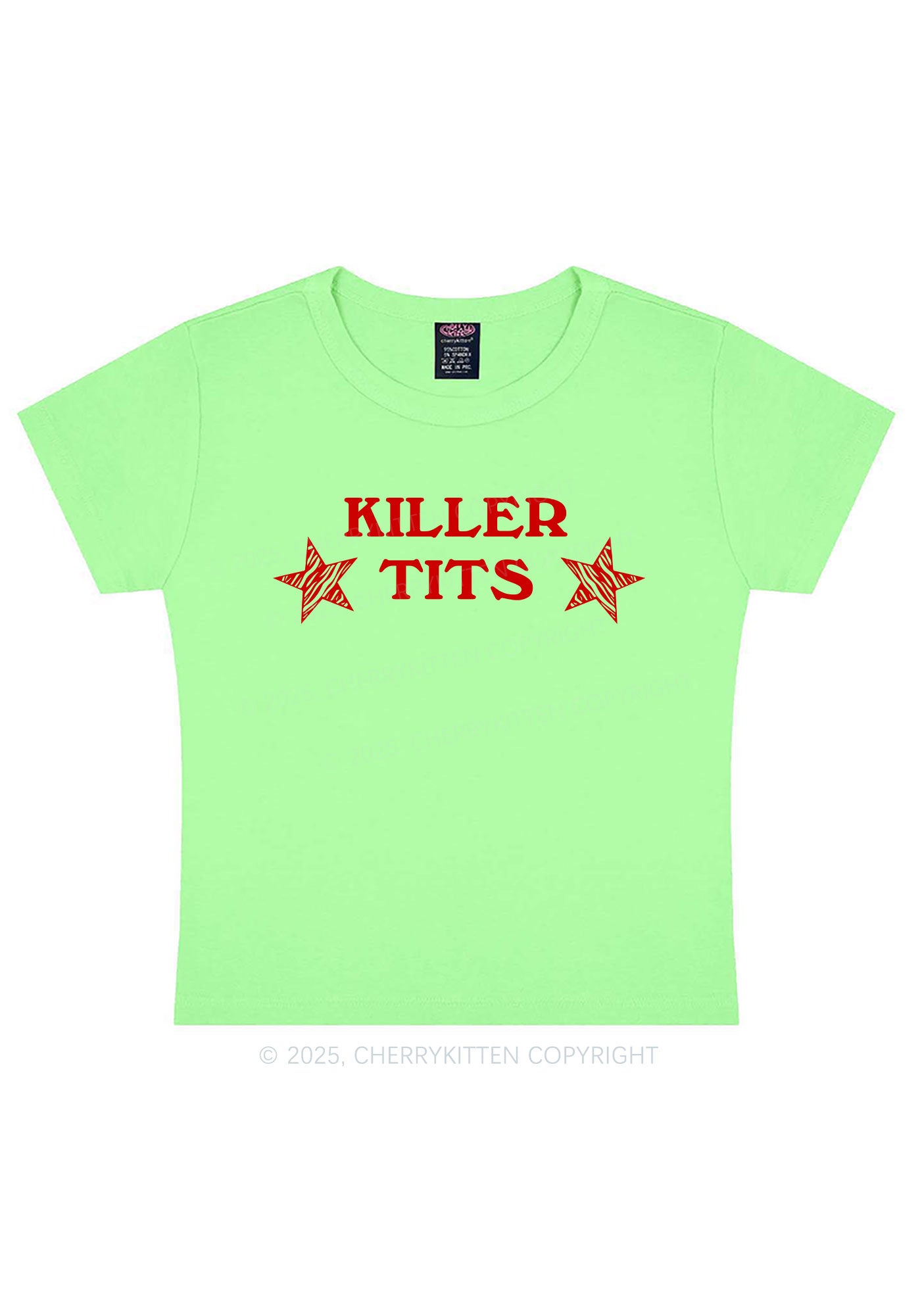 Killer Txts Y2K Baby Tee Cherrykitten