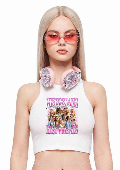 Custom Best Friends Photos Pride Y2K Crop Tank Top Cherrykitten