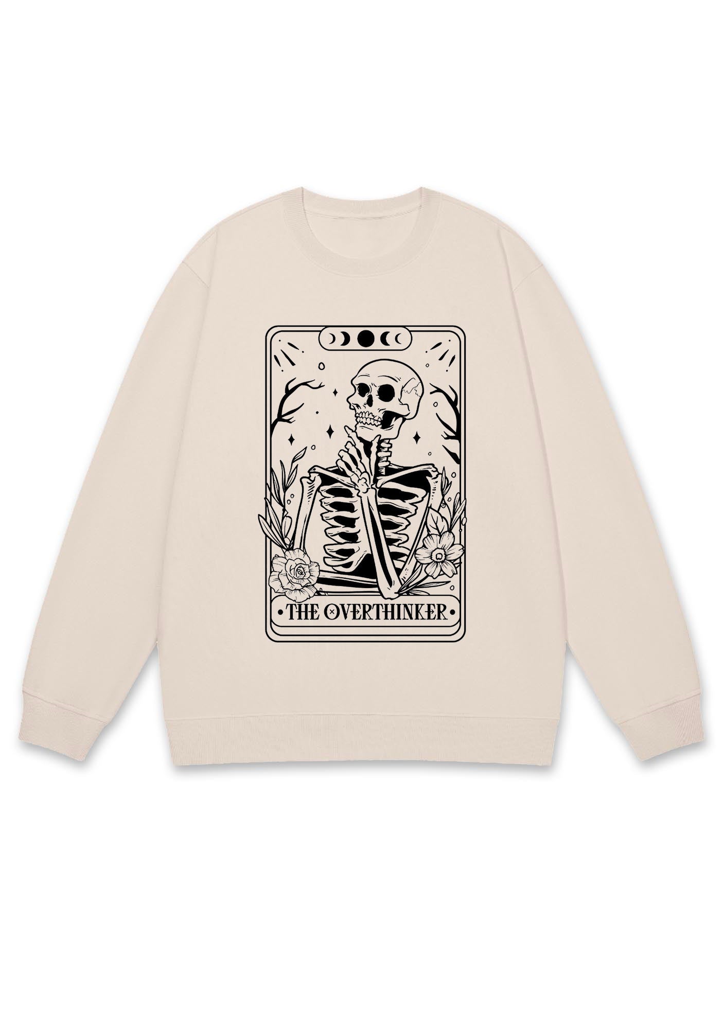 The Overthinker Skeleton Y2K Sweatshirt