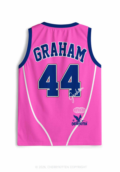 Pink Hockey Team GG Y2K Sport Jersey Tank Cherrykitten