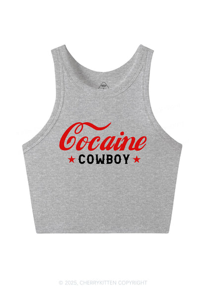Cola Cowboy Y2K Crop Tank Top Cherrykitten