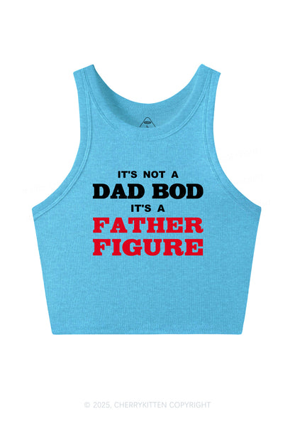 Dad Bod Father Figure Y2K Crop Tank Top Cherrykitten