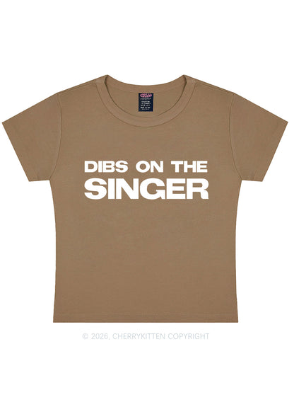 Dibs On The Singer Y2K Baby Tee Cherrykitten