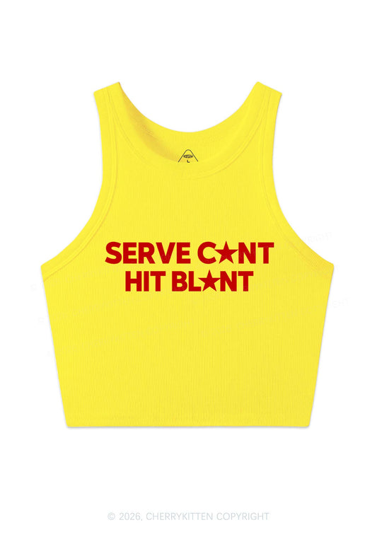 Serve Cxxt Hit Blunt Y2K Crop Tank Top Cherrykitten