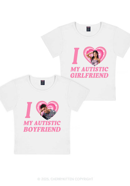 Custom My Autistic BF GF Y2K Valentine's Day Baby Tee Cherrykitten